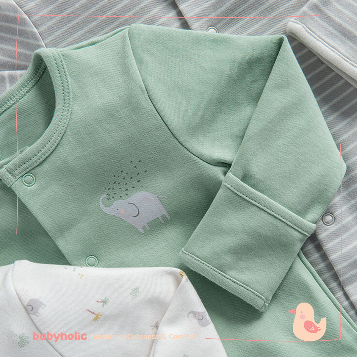 Cotton Overall Set of 3 PCS