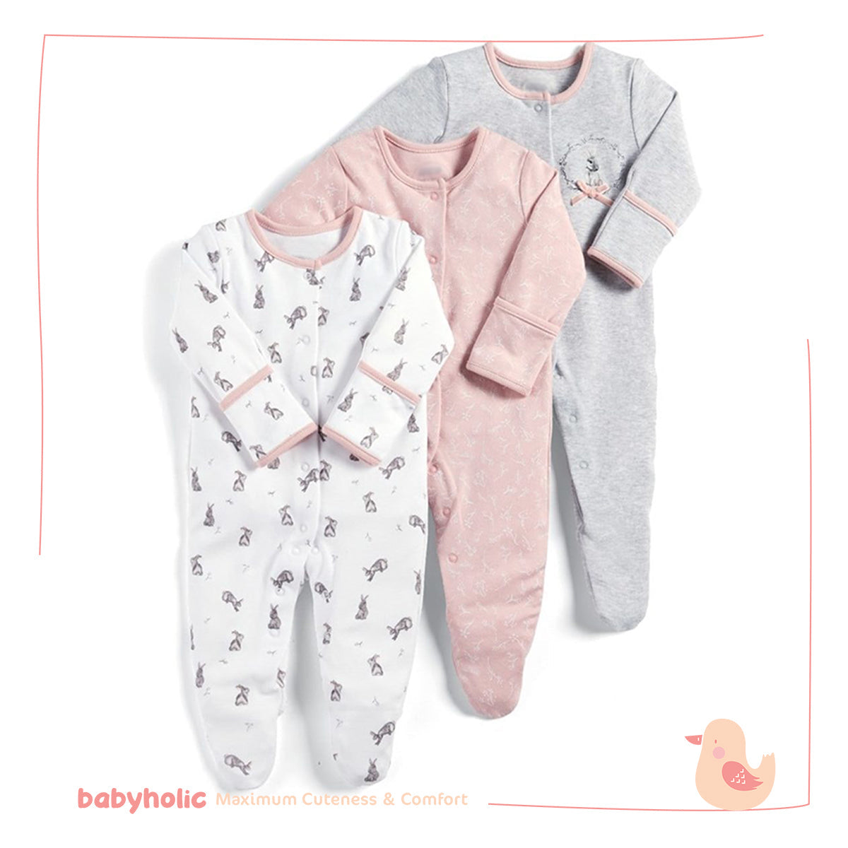 Cotton Overall Set of 3 PCS