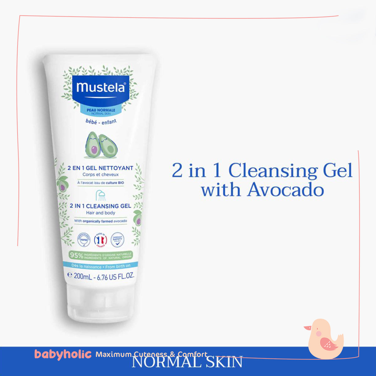Mustela 2 in 1 Cleansing Gel