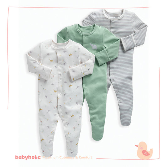 Cotton Overall Set of 3 PCS