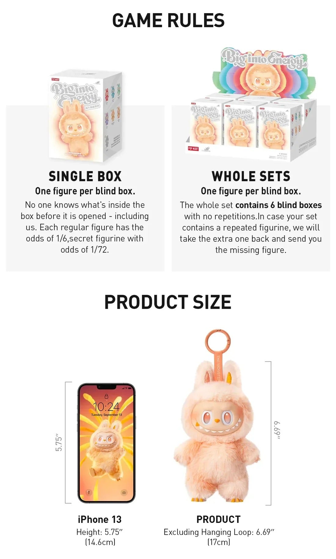 Labubu Big Into Energy V3 - Volledige set