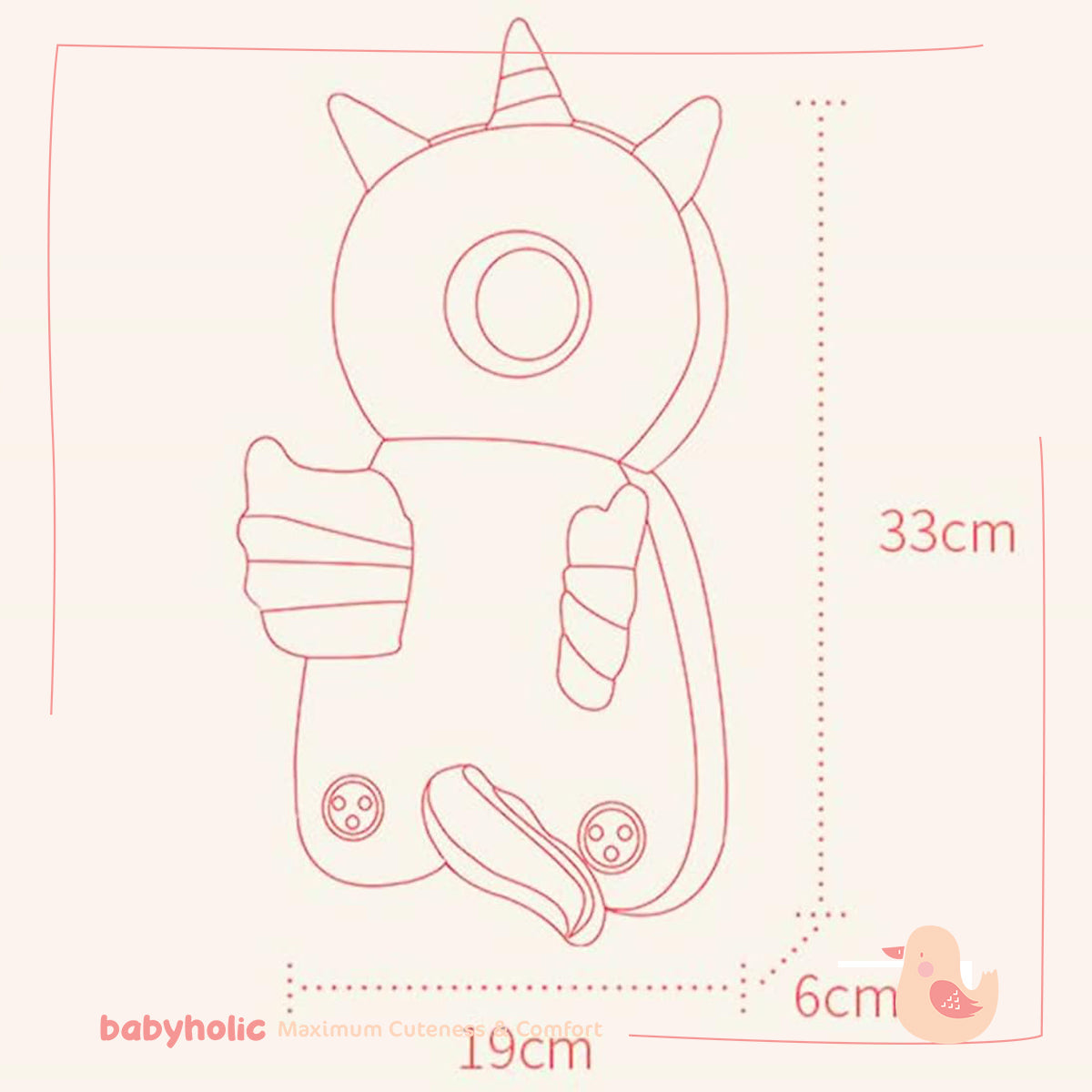 Baby Head Protector Pillow