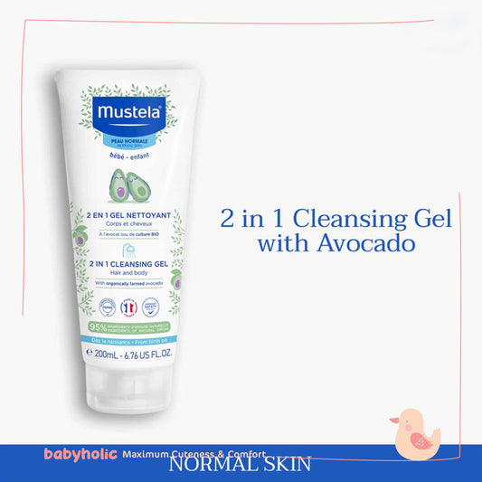 Mustela 2 in 1 Cleansing Gel