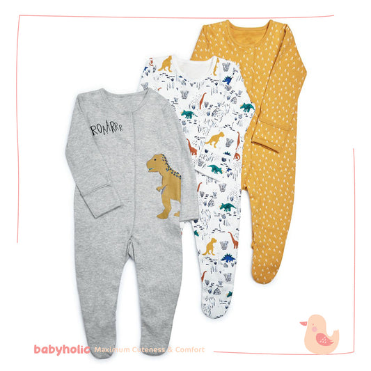 Cotton Overall Set of 3 PCS