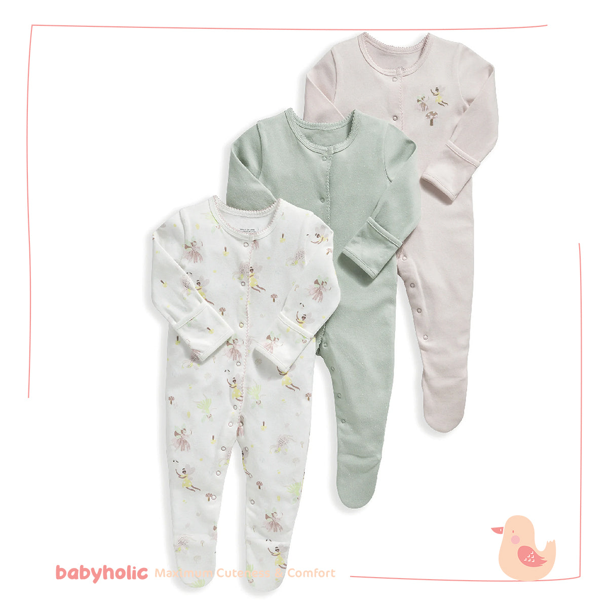 Cotton Overall Set of 3 PCS